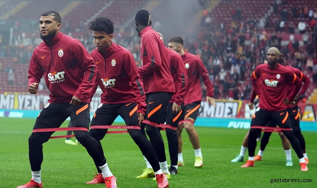 Galatasaray, Beşiktaş maçının hazırlıklarını statta tamamladı!