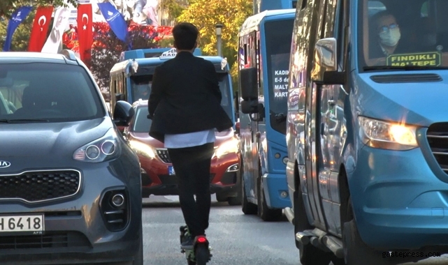 İstanbul'da sürücülerin korkulu rüyası: Elektrikli Scooter!