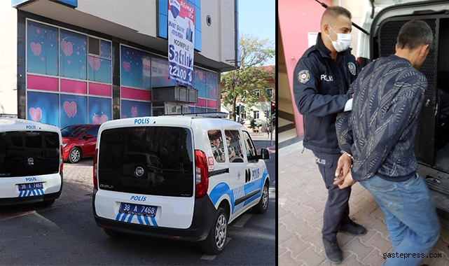 Kapanan hastaneden hırsızlık yaparken yakalandı!