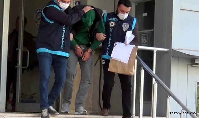 Kayseri'de 6 hırsızlık olayının şüphelisi tutuklandı!