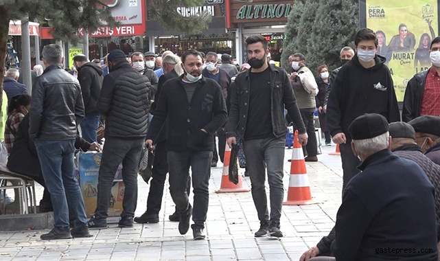 Kayseri’de Maske Kuralına Uyulmuyor