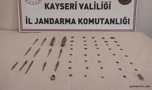 Kayseri'de tarihi eser kaçakçılığı operasyonu!