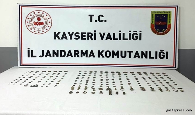 Kayseri'de tarihi eser operasyonu!