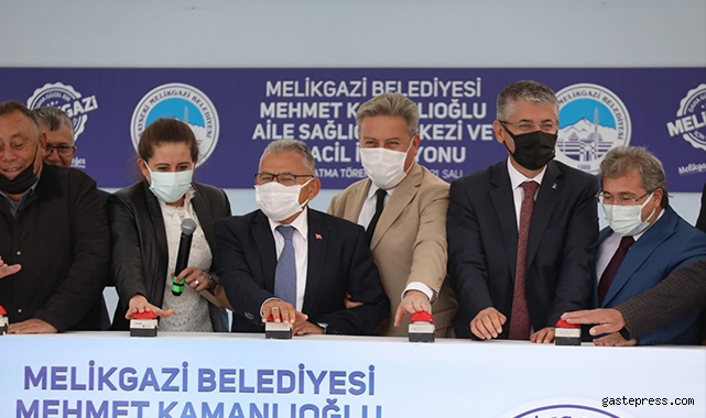 Kayseri Melikgazi’de Aile Sağlığı Merkezi ve 112 Acil İstasyonu'nun temeli atıldı!