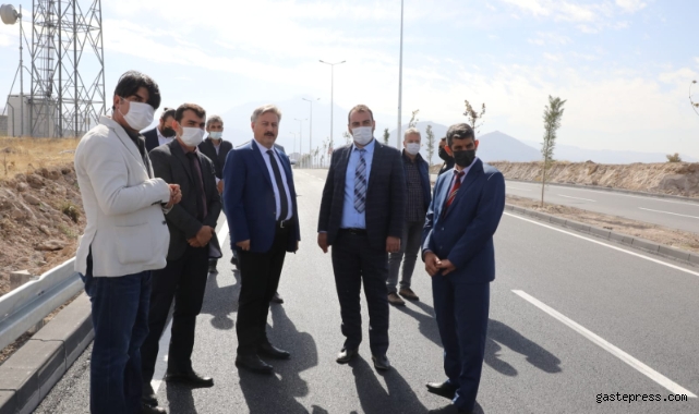 Kayseri Melikgazi'de Mimarsinan Organize Bölgesine yeni bağlantı yolu tamamlandı!