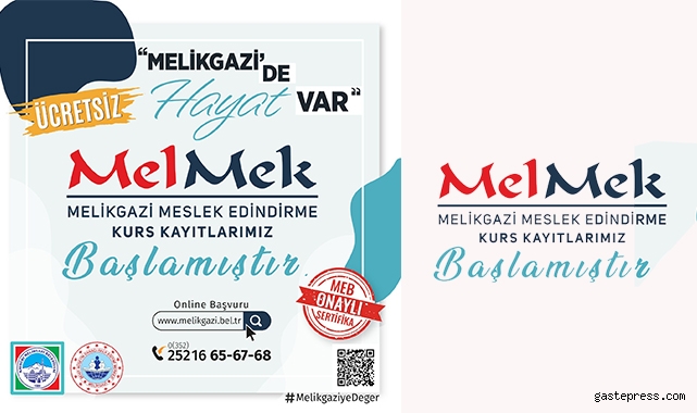 Kayseri MELMEK kurslarına yoğun ilgi!