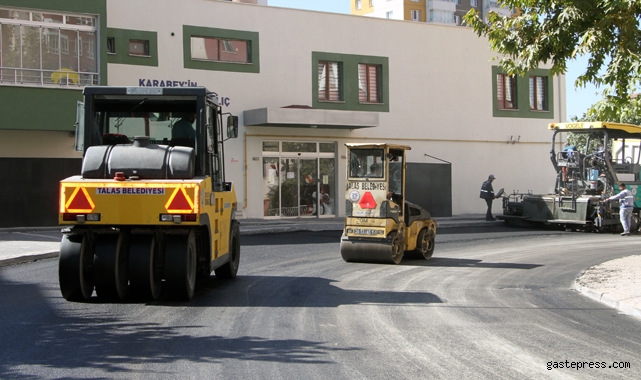 Kayseri Talas'ta Asfalt Çalışmaları Hız Kesmiyor!