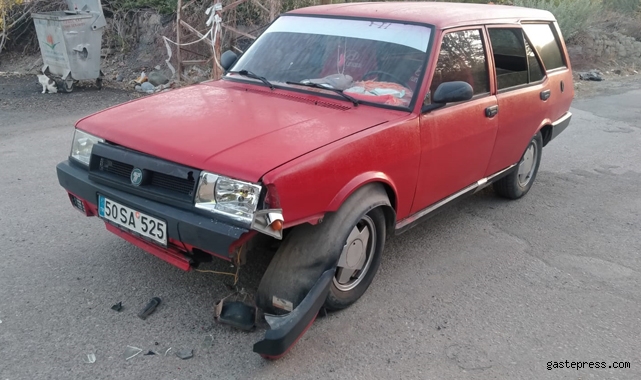 Kayseri Yeşilhisar'da Otomobil Motosiklete çarptı!