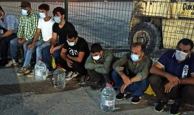 KKTC'ye giden TIR'ın dorsesinde 8 kaçak göçmen yakalandı!