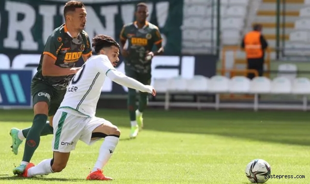 Konyaspor - Alanyaspor maçında kazanan çıkmadı!