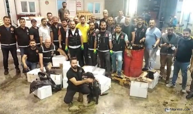 Limandaki konteynerden 200 kilogram uyuşturucu hap çıktı!