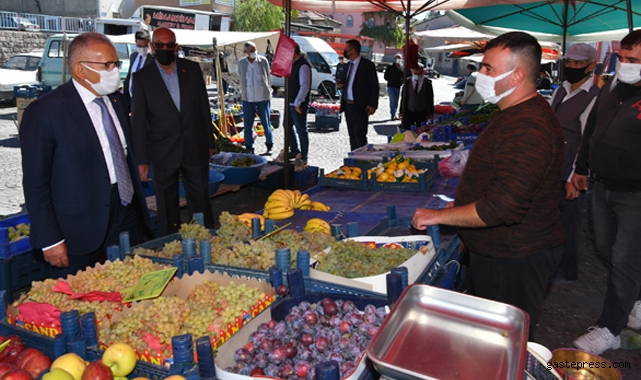 Memduh Başkan, Mimarsinan Semt Pazarı'nda Esnaf ve Vatandaşları Dinledi!