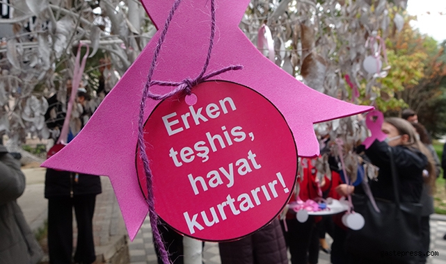‘Meme Kanseri Farkındalık Ağacı’ ile erken tanının önemine dikkat çekildi!
