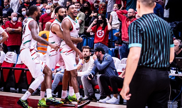 Pınar Karşıyaka, FIBA Şampiyonlar Ligi'ndeki ilk maçını son saniye basketiyle kazandı!