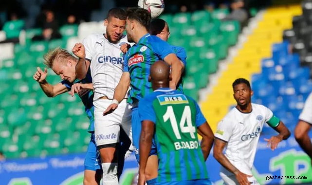 Rizespor uzatmalarda hayata döndü!