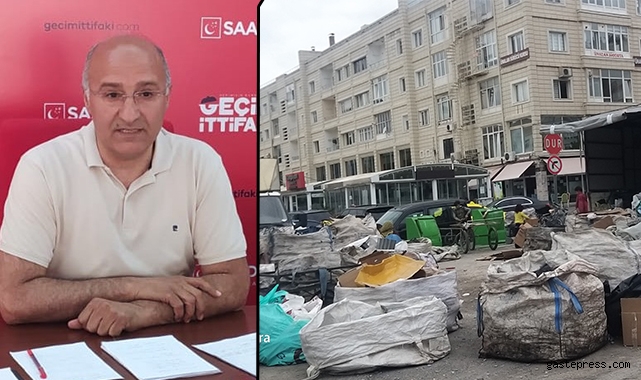 Saadet Partili Sinan Aktaş, " Sn. Palancıoğlu çöp rezaletinden haberiniz varmı?"