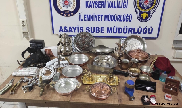 11 hırsızlık olayının şüphelisi 6 şahıs yakalandı!