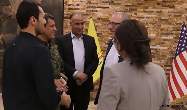 ABD heyeti PKK'nın Suriye uzantısı YPG'nin elebaşı Mazlum Kobani ile görüştü!