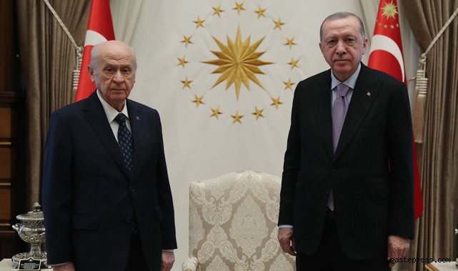Ankara'da sürpriz gelişme! Cumhurbaşkanı Erdoğan ile Bahçeli görüştü!