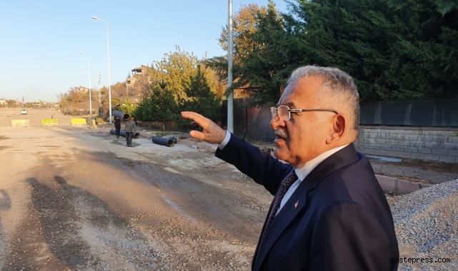 Başkan Büyükkılıç, altyapı ve yol çalışmalarını denetledi!