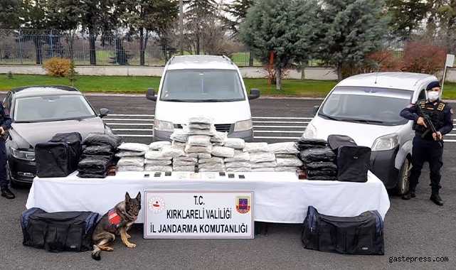 Bulgaristan'dan İstanbul'a uyuşturucu sevkiyatına darbe: 63 kilo uyuşturucu ele geçirildi!