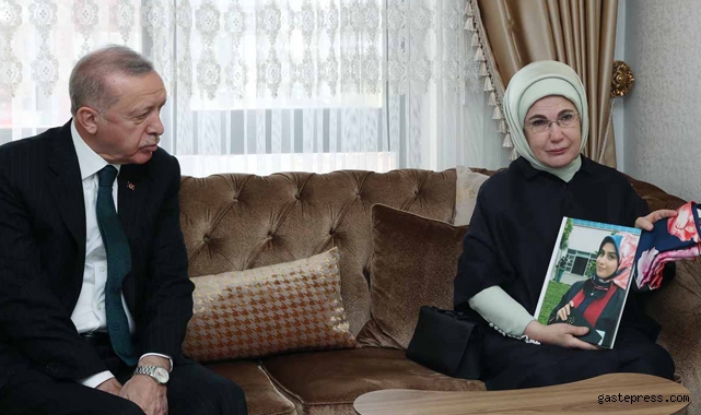Cumhurbaşkanı Erdoğan Başak Cengiz'in ailesinin evine gitti. Gözyaşları Başak için aktı!