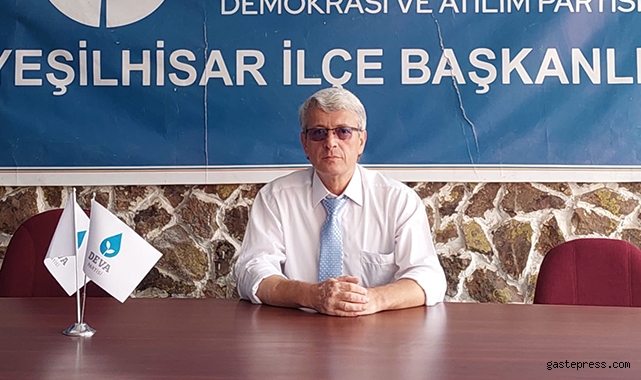 DEVA Partisi Kayseri Yeşilhisar İlçe Teşkilatı 1. Olağan Kongresi gerçekleştirildi.