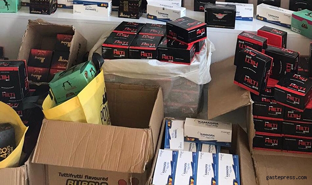 İş yerinde 12 bin 500 adet cinsel içerikli hap ele geçirildi!