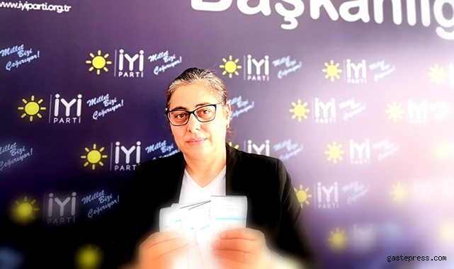 İYİ Parti Melikgazi İlçe Başkanı Funda Dağ, "Saray Tok Millet Aç"