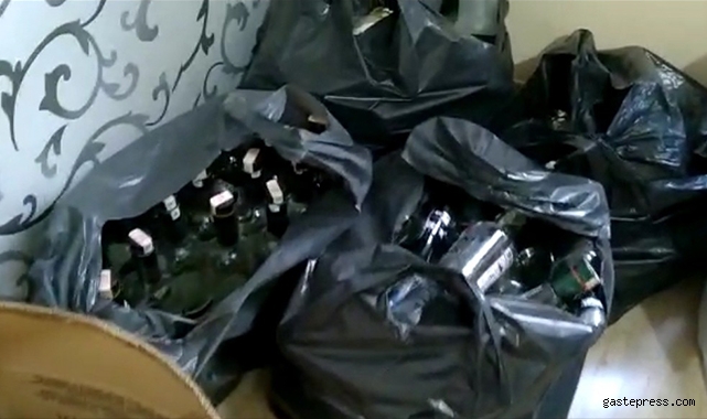 Kayseri&#039;de 278 şişe sahte alkol ele geçirildi!