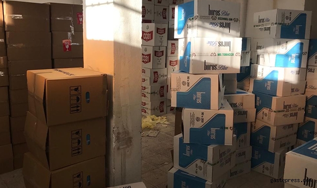 Kayseri'de 6 milyon dal boş makaron ele geçirildi!