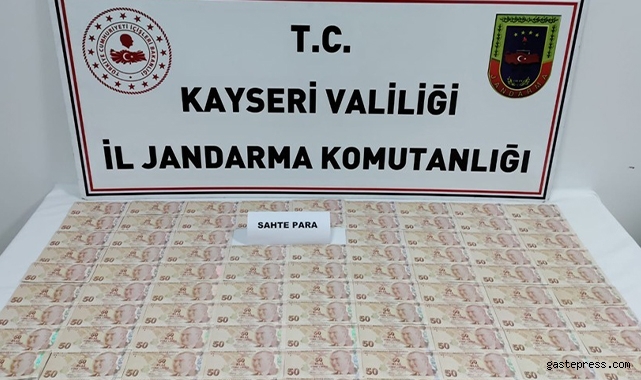 Kayseri'de Sahte Para Operasyonu: 1 Gözaltı!
