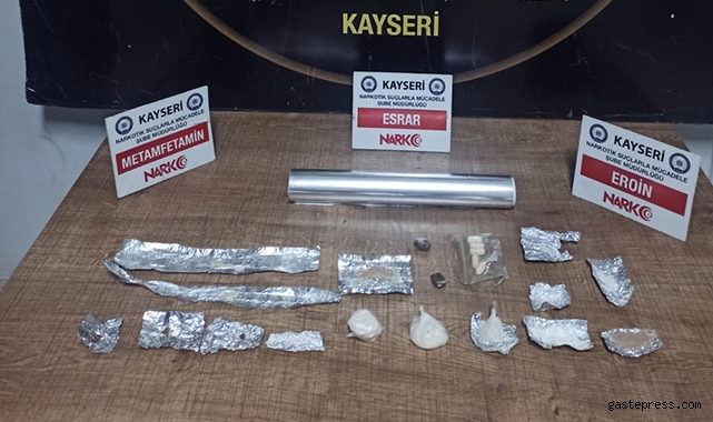 Kayseri’de Uyuşturucu Operasyonu: 2 Gözaltı!