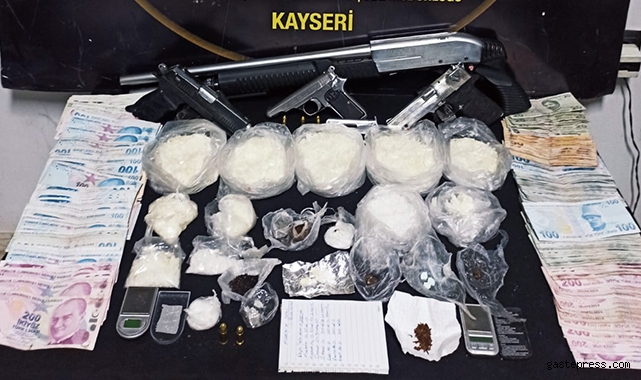Kayseri’de Uyuşturucu Operasyonu: 3 Gözaltı