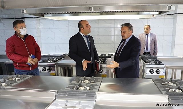 Kayseri Develi Belediye Başkanı Mehmet Cabbar’dan Aşçılık Okulu’na ziyaret!