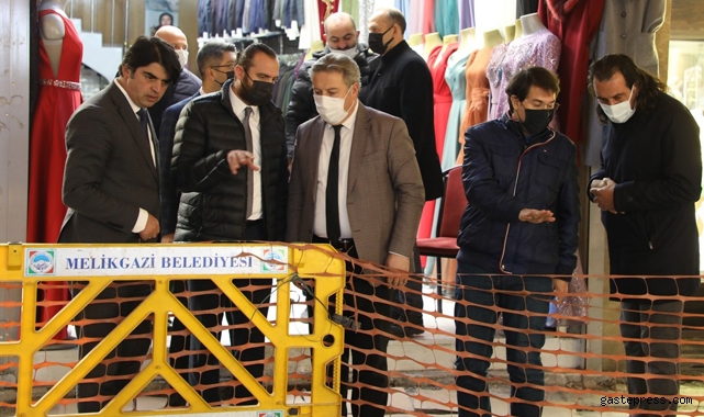 Kayseri Kazancılar Çarşısı’nın yeni yüzüne çok az kaldı!