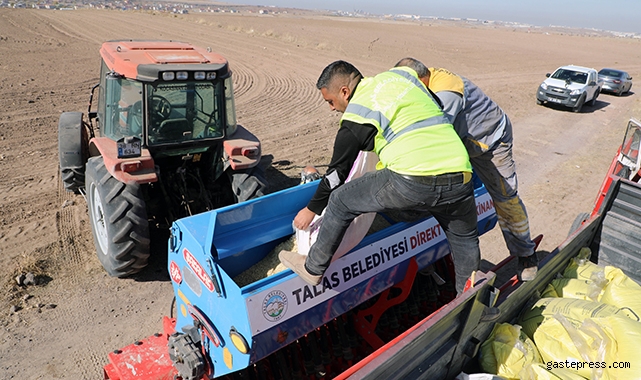 Kayseri Talas'ta tarımsal faaliyetler hız kesmiyor!