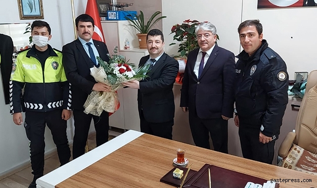 Kayseri Yeşilhisar İlçe Emniyetinden anlamlı ziyaret!