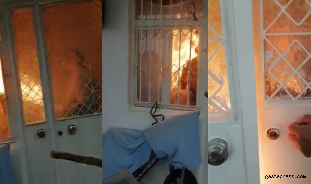 Kendini ve annesini evde diri diri yakmaya çalıştı!
