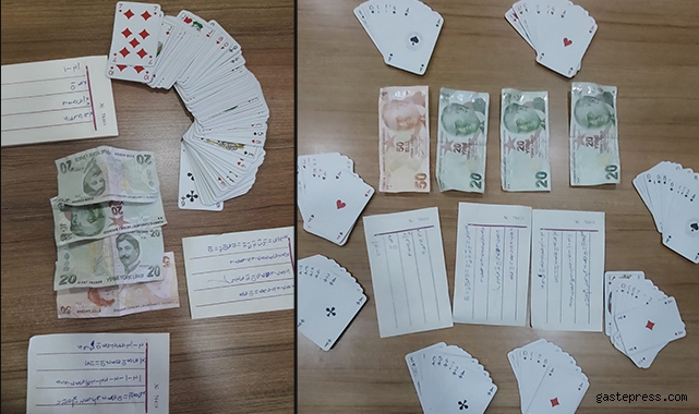 Kumar oynayan şahıslar yakalandı!