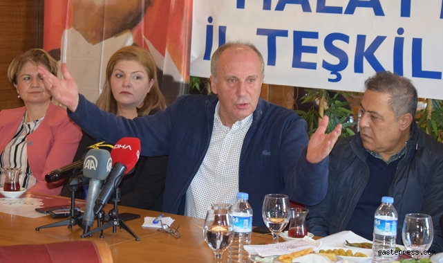 Muharrem İnce: "Muhalefetin kafası karışık, Cumhurbaşkanı adaylığı için CV bırakıyorlar"