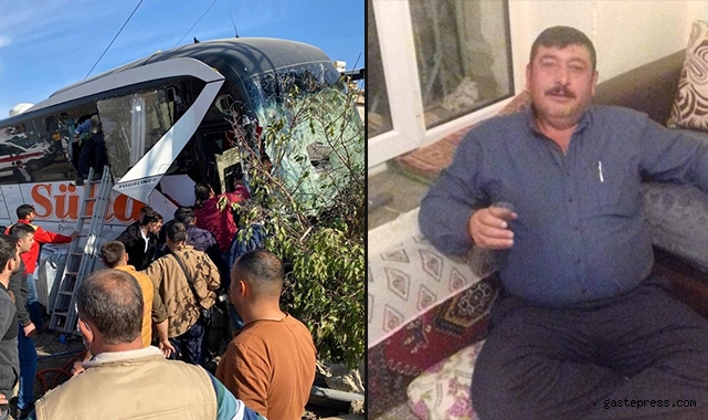 Otobüs kazasında AK Partili meclis üyesi hayatını kaybetti!