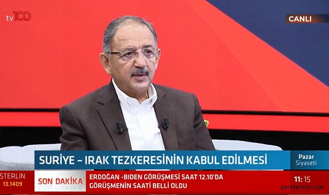 Özhaseki: “CHP, HDP'yi kaybetme korkusundan tezkereye ‘hayır’ dedi”