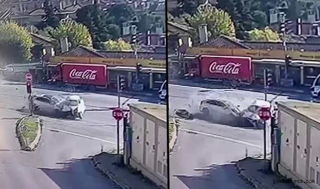 Tuzla'da baba ve oğulun öldüğü feci kaza kamerada!