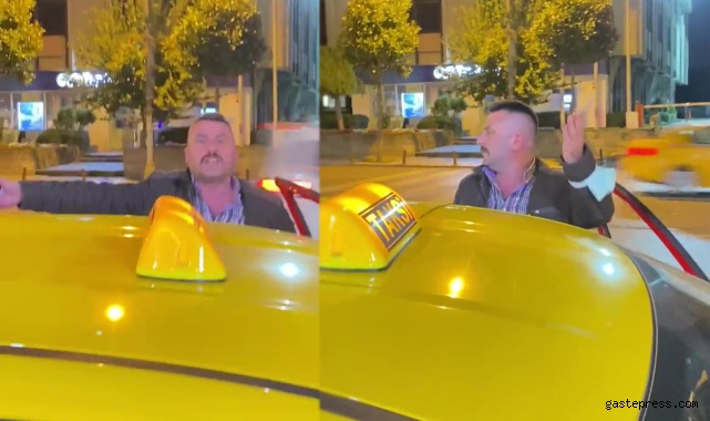 Üsküdar'da taksiciden gazeteciye çirkin saldırı!