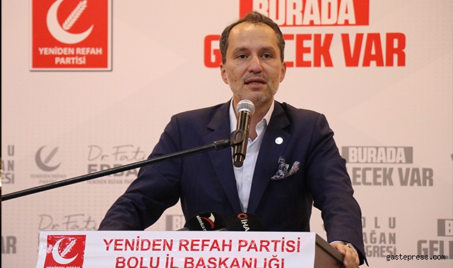 Yeniden Refah Partisi Genel Başkanı Fatih Erbakan: “Doğruya doğru, yanlışa yanlış diyeceğiz”