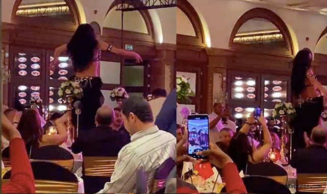 Züccaciyeciler Derneği'nin dansözlü toplantısı!