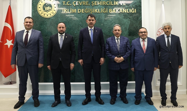 Başkan Mustafa Yalçın, Bakan Murat Kurum'u Ziyaret etti!