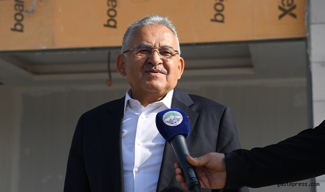 Büyükkılıç: "Kayseri, millet bahçeleri ve millet kıraathaneleri ile donanacak"