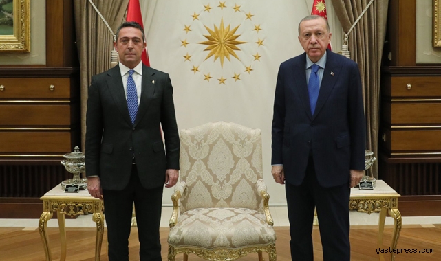 Cumhurbaşkanı Erdoğan, Fenerbahçe Başkanı Ali Koç'u kabul etti!
